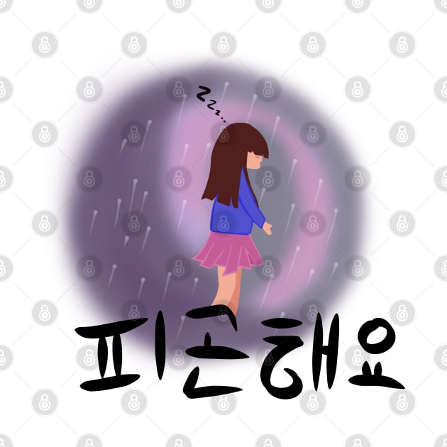 Feeling tired in Korean by Missing.In.Art