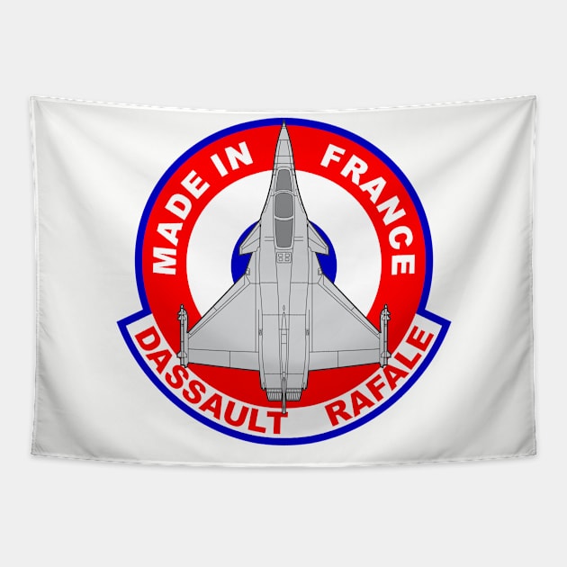 Rafale Fighter Tapestry by MBK