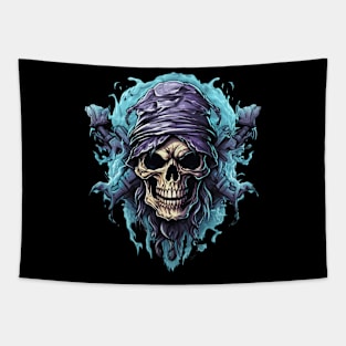 Pirate Flag Skull And Bones Tapestry