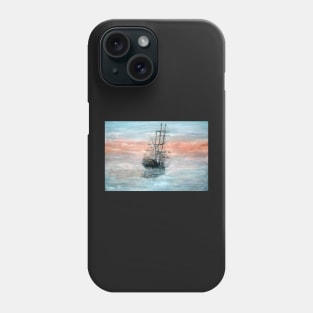 BOUNTY BECALMED IN THE MIST Phone Case
