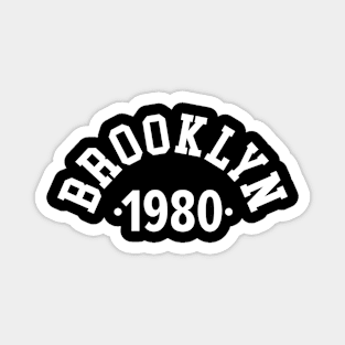Brooklyn Chronicles: Celebrating Your Birth Year 1980 Magnet