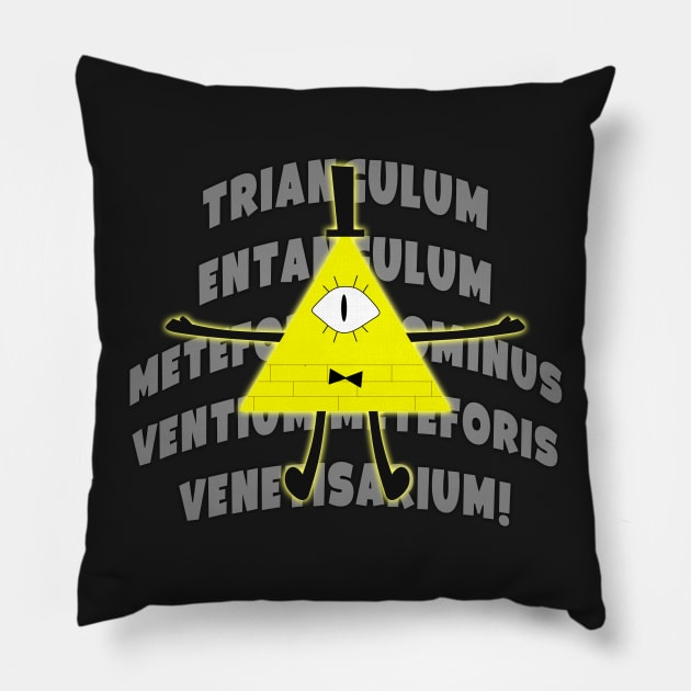 Bill Cipher Pillow by Marxally