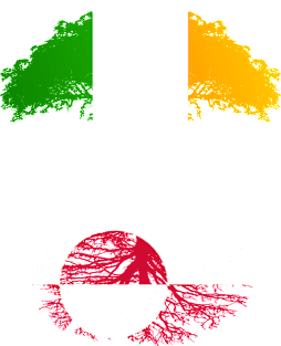 Irish Grown With Greenlander Roots - Gift for Greenlander With Roots From Greenland Magnet