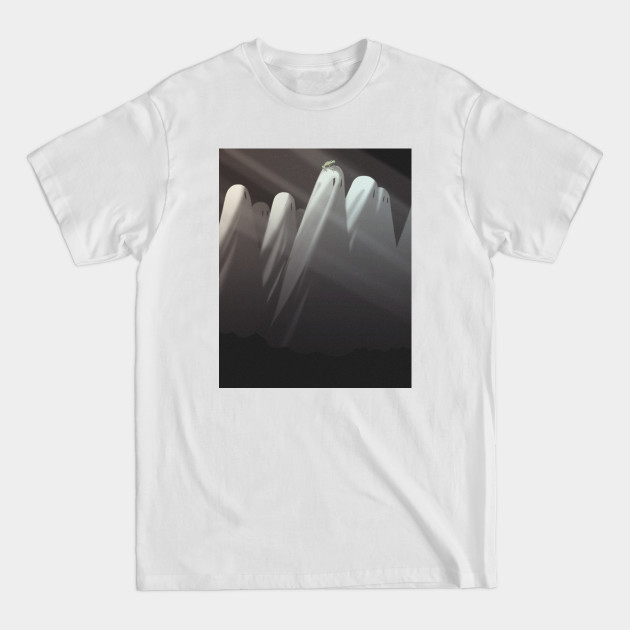 A frog and a bunch of ghosts - Ghosts - T-Shirt