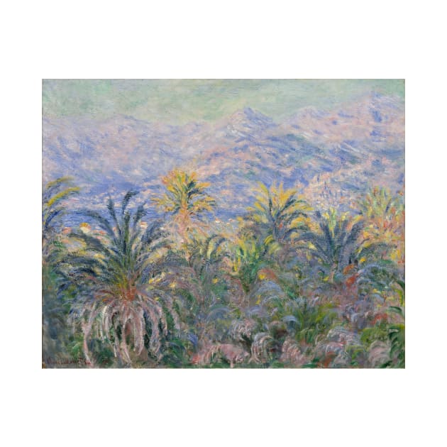 Palm Trees at Bordighera by Claude Monet by Classic Art Stall