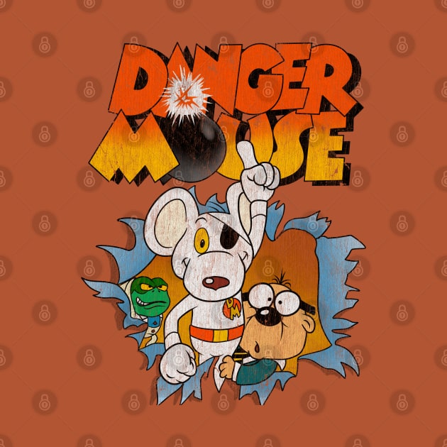 Vintage Danger Mouse by OniSide