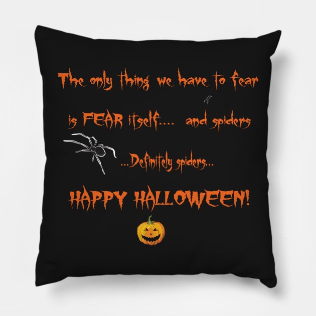 Happy Halloween Pillow by SwissDevil