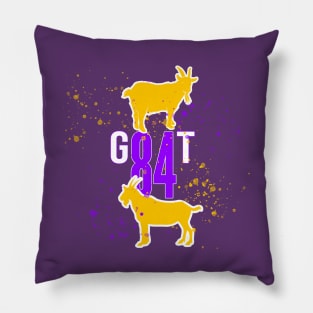 The GOAT- Purple Minnesota Moss Goat Pillow