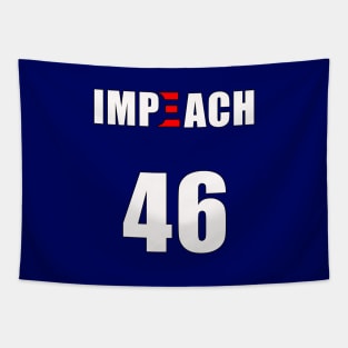 IMPEACH 46 Funny Anti Biden Political Statement Tapestry