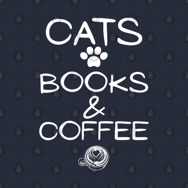 Cats books and Coffee by Arda