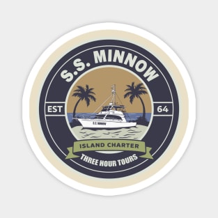 GILLIGANS ISLAND SS MINNOW THREE HOUR TOURS Magnet