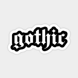 gothic logo Magnet