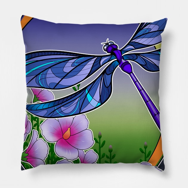 Dragonfly Pillow by Ailira