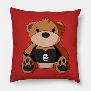 Punk Girl Teddy Bear Pillow