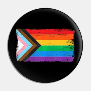 Progress Pride Flag Lgbt Month Gay Lesbian Transgender Pin