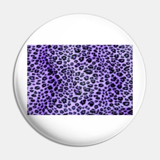 Purple Leopard Print Pin