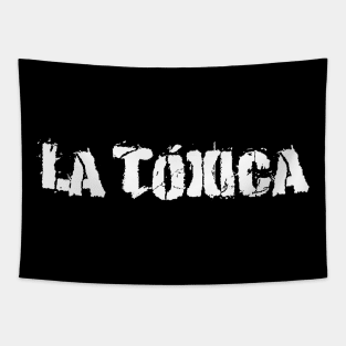 La Tóxica - White Design Tapestry