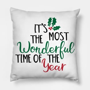 It's the most wonderful time of the year Pillow