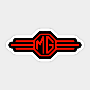 MG Cars England Bumper Sticker - 5 Inch Vinyl Decal For Cars & Windows