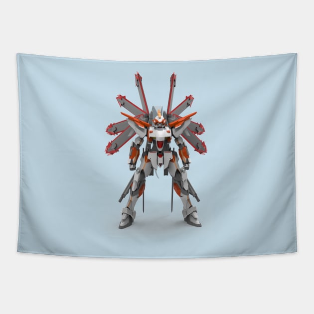 Gundam helios Tapestry by gblackid