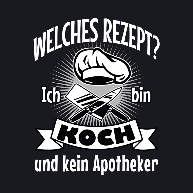 Koch Küchenchef lustiger Spruch Geschenk by Foxxy Merch