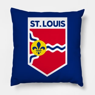 St. Louis City Flag Emblem Pillow