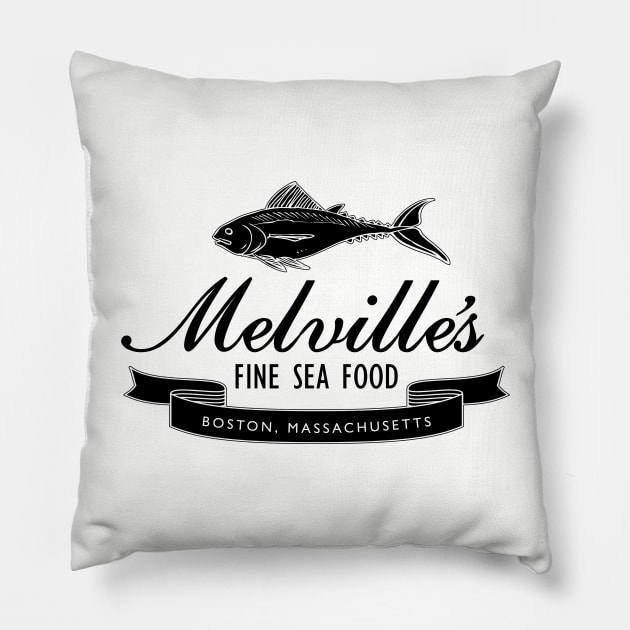 Melville's Fine Seafood Pillow by Screen Break