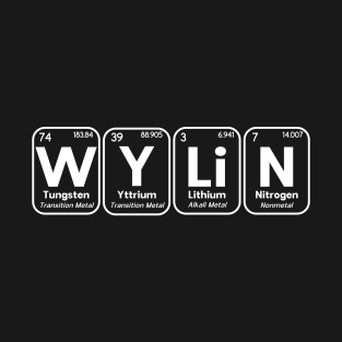 Wylin Periodic Table (Dark) T-Shirt