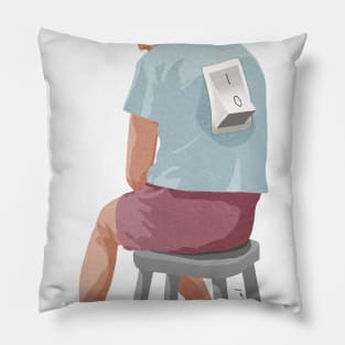 ON OFF switch Pillow