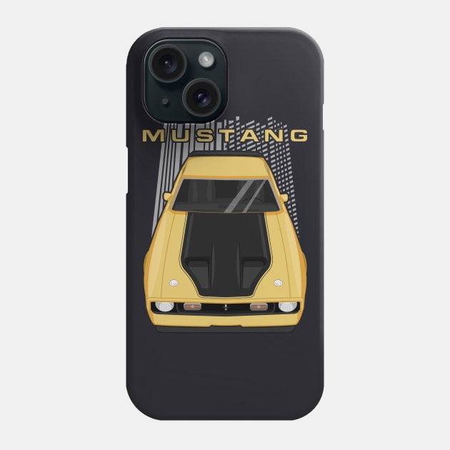 Mustang Mach 1 1971 to 1972 - Yellow Phone Case by V8social