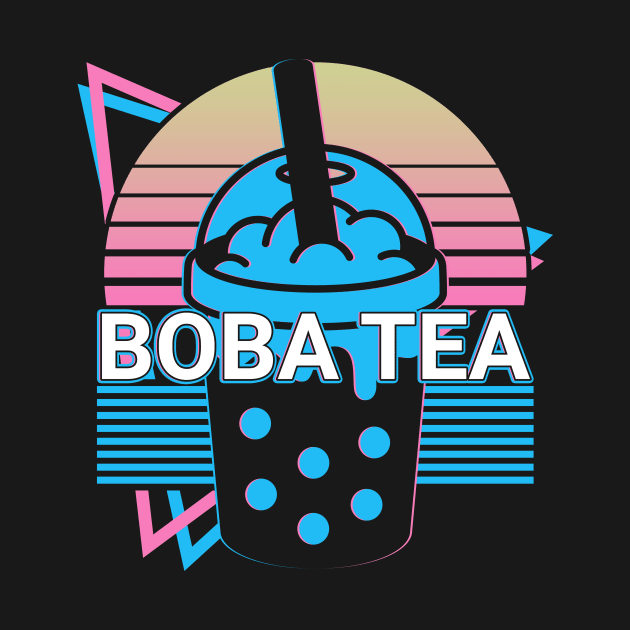 Boba Tea Bubble Milk Tea Vaporwave Aesthetic Retro Gift by Alex21