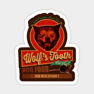 Wolf Tooth Dog Food Magnet