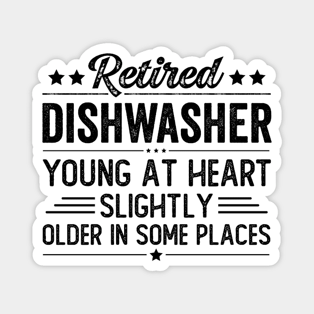 Retired Dishwasher Magnet by Stay Weird