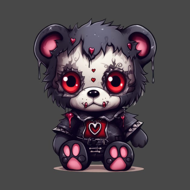 Love Me to Death: The Gothic Teddy Bear Kille by MerlinArt