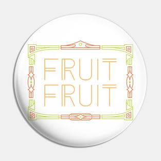 Fruit Fruit Couple's Shirt Pin