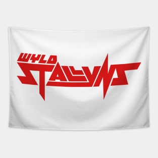 Wyld Stallyns logo Heavy Metal (red) Tapestry