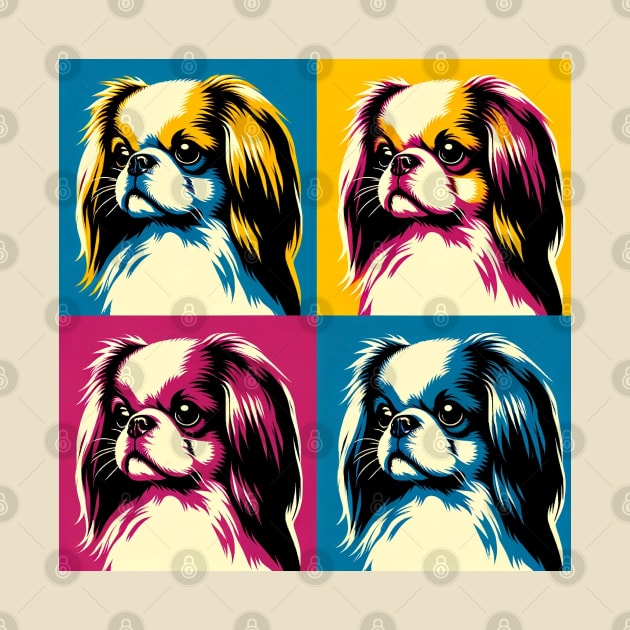 Japanese Chin Pop Art - Dog Lover Gifts by PawPopArt