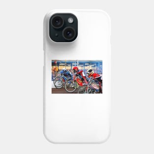 Reading Racers Speedway Motorcycle Action Phone Case