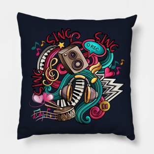 Music lover design Pillow