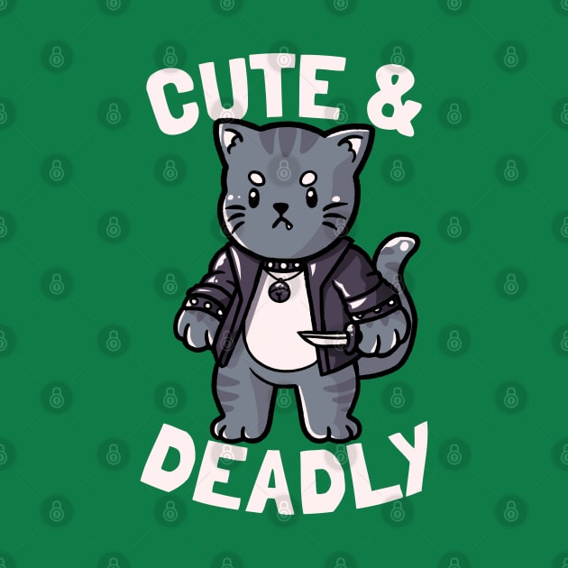 Cute & Deadly Evil Cat Gift by eduely