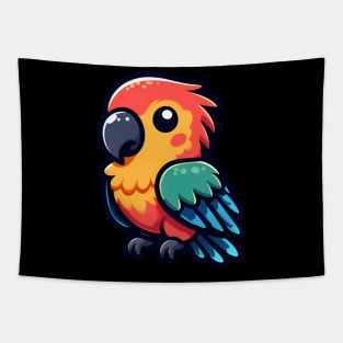 parrot lover - chibi parrot lover Tapestry