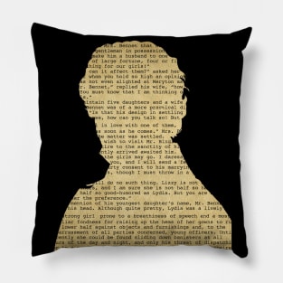 Jane Austen Pride and Prejudice Pillow