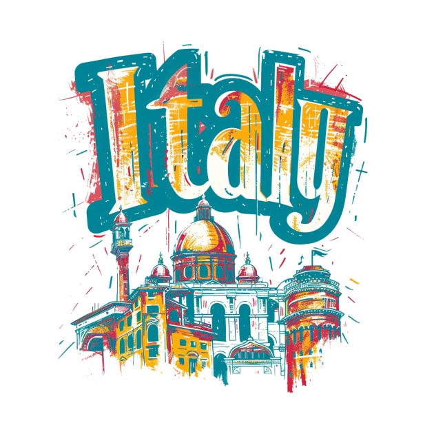 Italy t-shirt by GreenMary Design