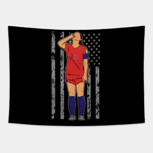 Alex Morgan Sipping Tea Tapestry