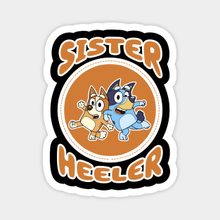 Sister Heeler Magnet