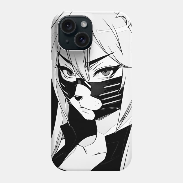 Anime Girl Phone Case by Marina_Povkhanych_Art