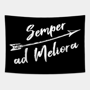 Semper Ad Meliora - Always Towards Better Things Tapestry