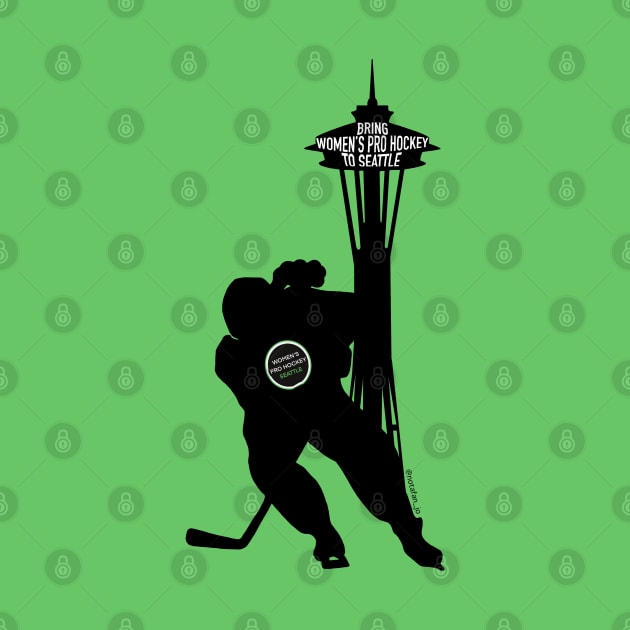 Women's Pro Hockey Seattle Space Needle by Womens Pro Hockey Seattle