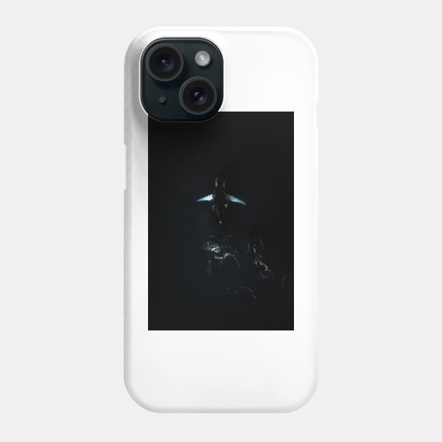 Minimalistic Black Humpback Whales - Animal Aerial Phone Case by regnumsaturni