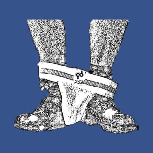 Boots and Jock artwork by David Wichman T-Shirt